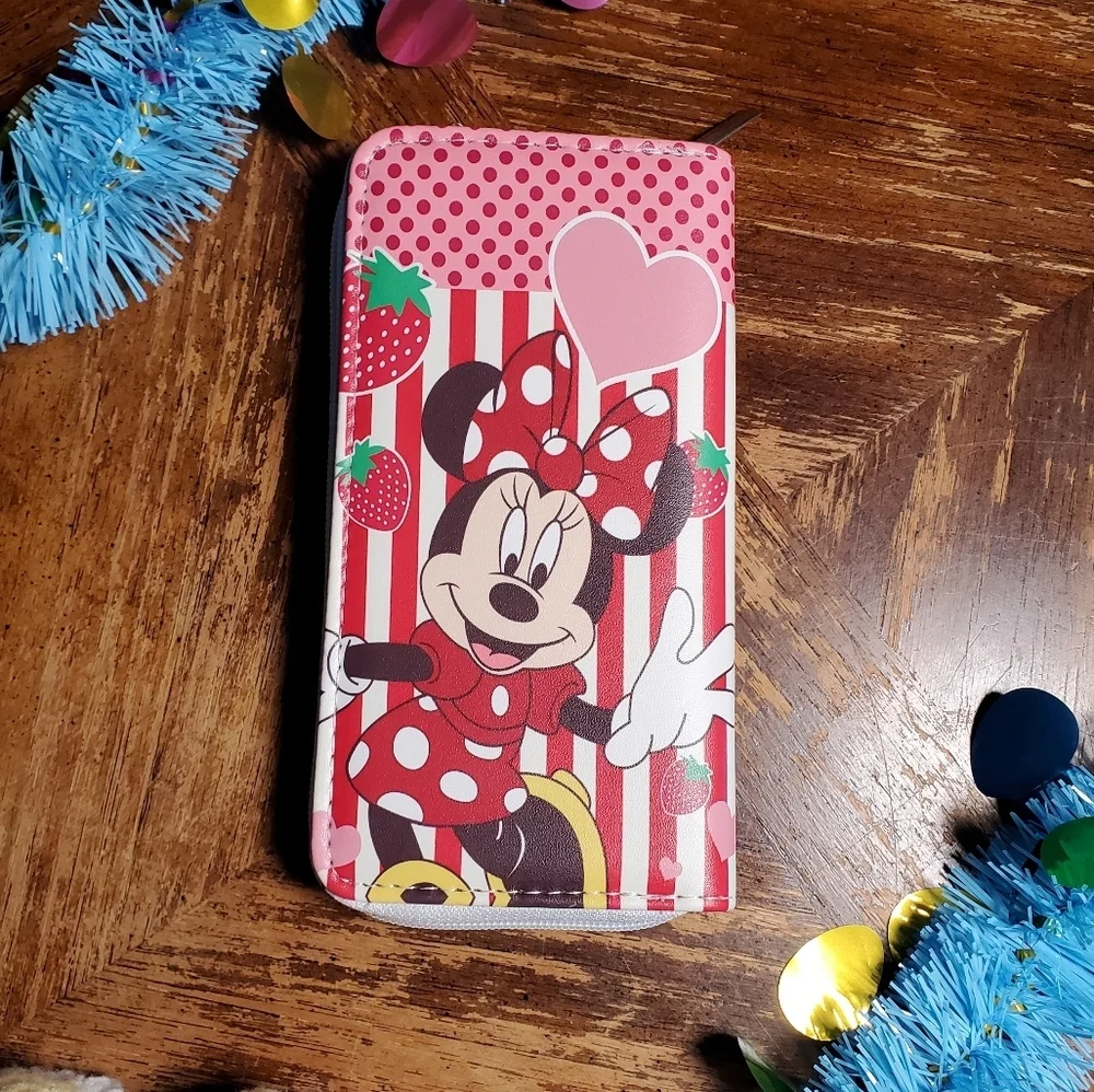 Minnie Mouse Wallet With Strawberries - Picture 3 of 5
